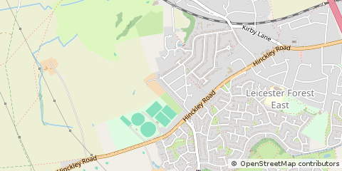 Map of Leicester