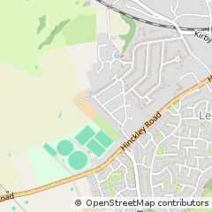 Map of Leicester