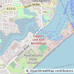 Map of Gosport, Hampshire