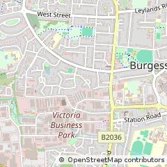 Map of Burgess Hill