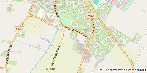 Map of Kirkwall, Orkney