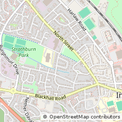 Map of Inverurie, Aberdeenshire