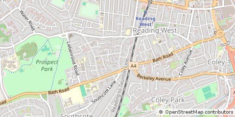 Map of Reading