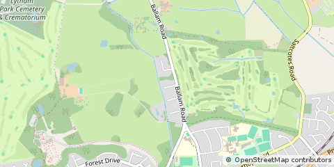Map of Lytham ST Annes, Lancashire