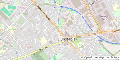Map of Dunstable