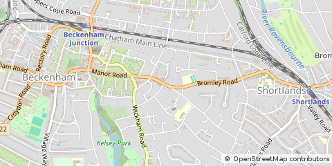 Map of Beckenham