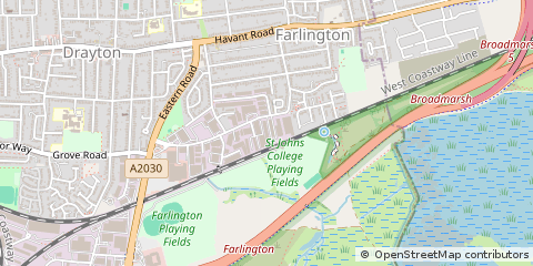 Map of Portsmouth, Hampshire