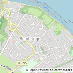 Map of Bembridge, Isle of Wight