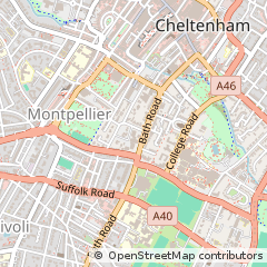 Map of Cheltenham