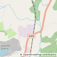 Map of Ammanford, Carmarthenshire