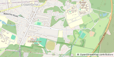 Map of Crowthorne