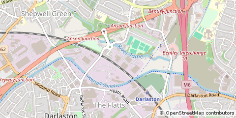 Map of Wednesbury
