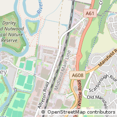 Map of Derby, Derbyshire