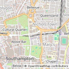 Map of Southampton