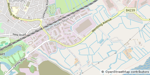 Map of Cardiff