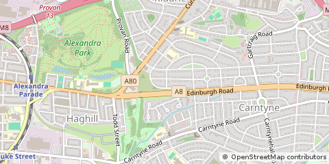Map of Glasgow