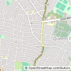 Map of Bournemouth, Dorset