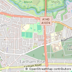 Map of Norwich, Norfolk