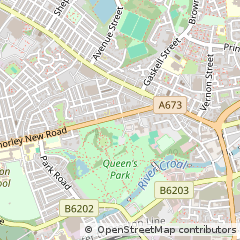 Map of Bolton, Lancashire