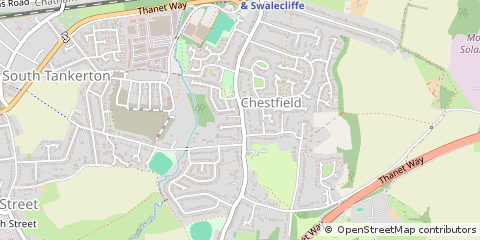 Map of Whitstable