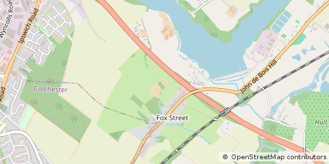 Map of Colchester, Essex
