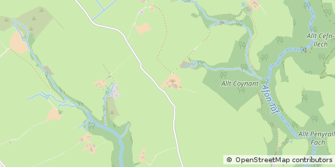 Map of Whitland, Camarthernshire