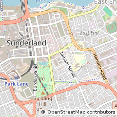 Map of Sunderland