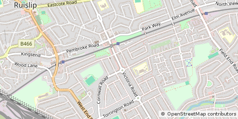 Map of Ruislip