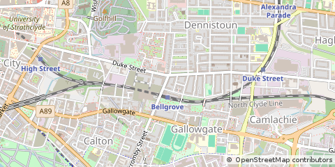 Map of Glasgow