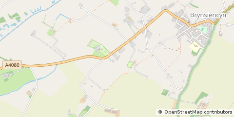 Map of Llanfairpwllgwyngyll, Gwynedd