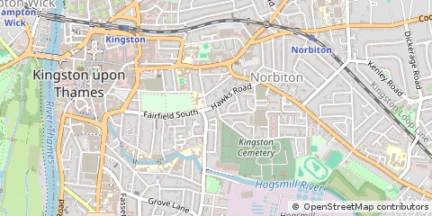 Map of Kingston Upon Thames