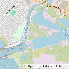 Map of Port Talbot, West Glamorgan
