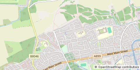 Map of Broxburn