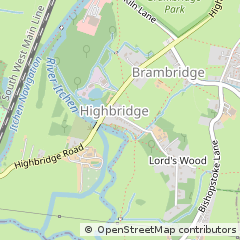 Map of Eastleigh, Hampshire