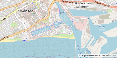 Map of Swansea