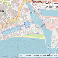Map of Swansea
