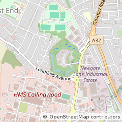 Map of Fareham, Hampshire