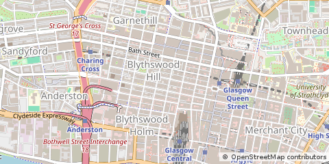 Map of Glasgow