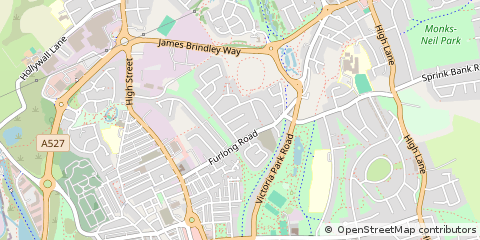 Map of Stoke-on-Trent