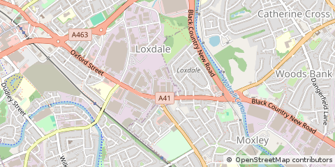 Map of Bilston, West Midlands