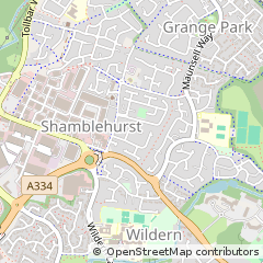 Map of Southampton, Hampshire
