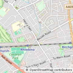 Map of Cardiff