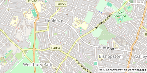 Map of Bristol, Bristol City