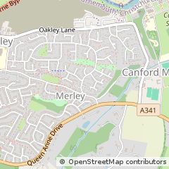 Map of Wimborne, Dorset