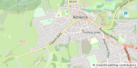 Map of Alnwick
