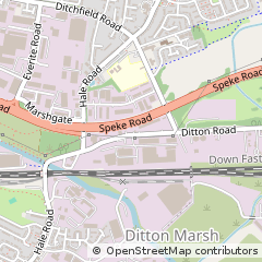 Map of Widnes, Cheshire