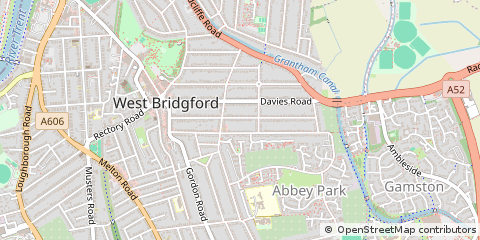 Map of Nottingham