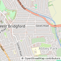 Map of Nottingham