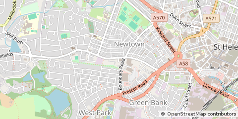 Map of Merseyside