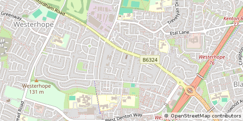 Map of Newcastle Upon Tyne, Tyne & Wear